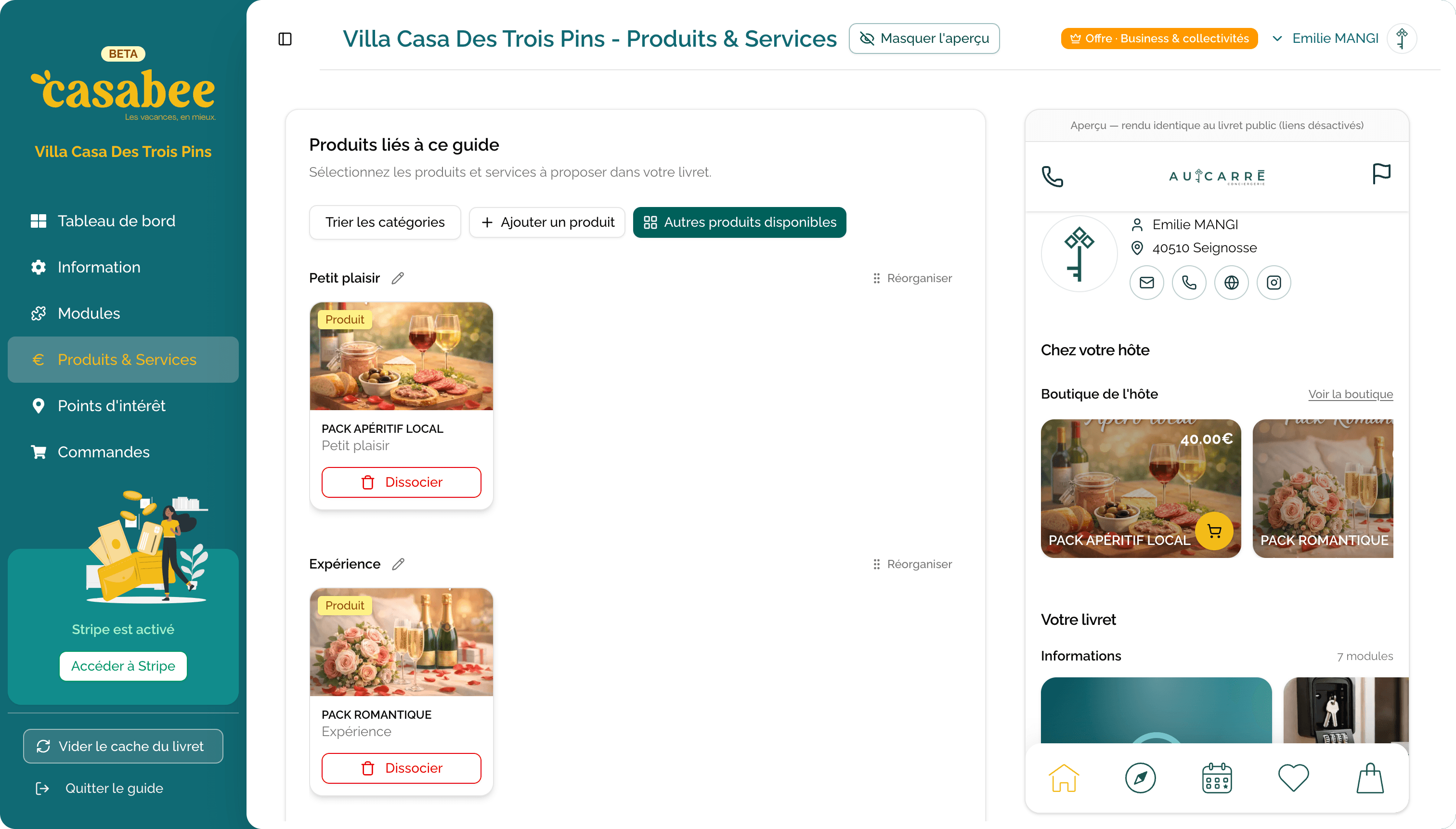 Paso añadir productos / upsells al cuadernillo