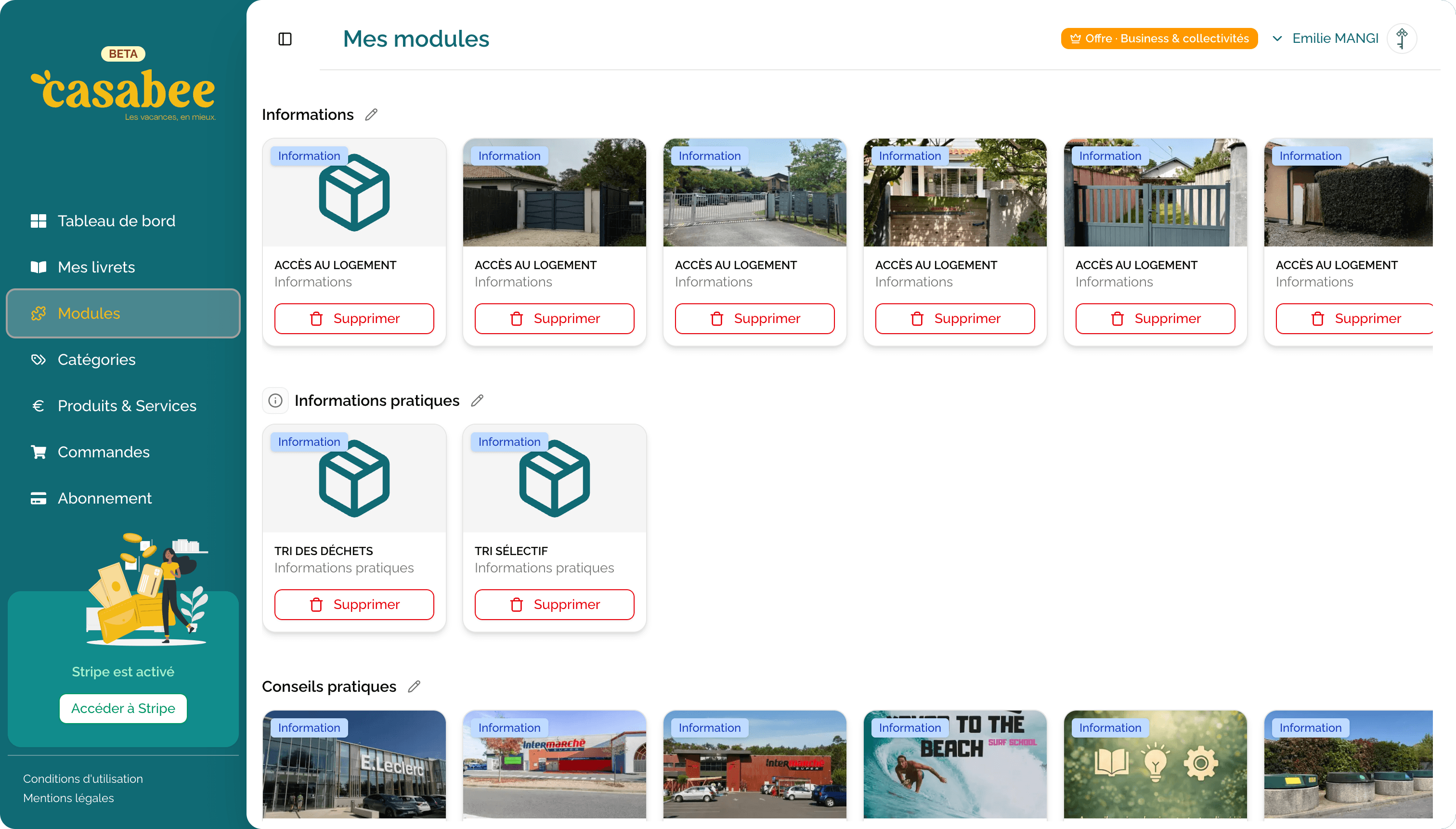 Overview of a module in the library